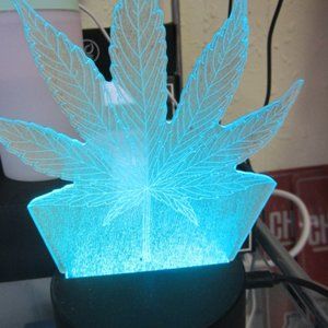 Color Changing 3D Led Lamp Leaf Night Light